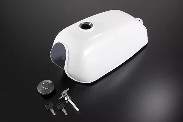 Honda Ape 50/100 gasoline fuel tank set bike White motorcycle Parts center F/S