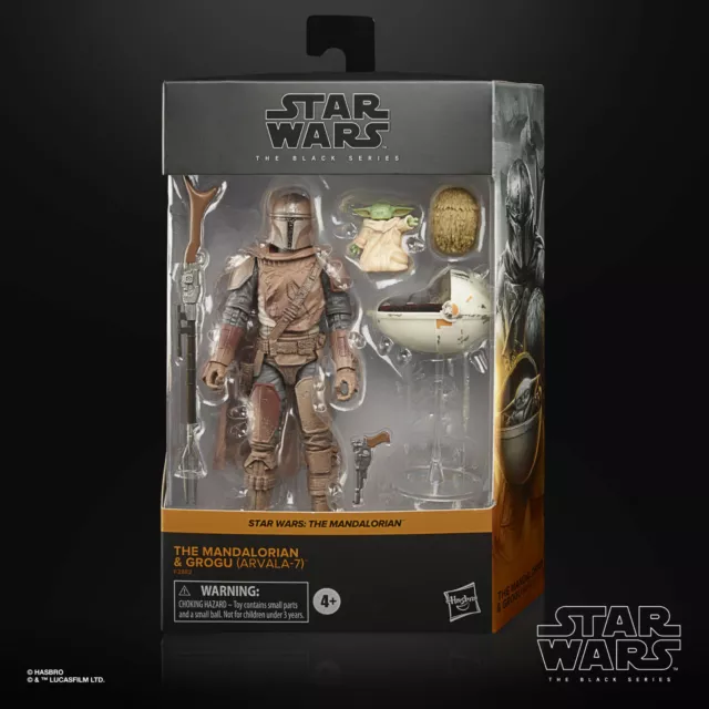 Star Wars The Black Series The Mandalorian & Grogu (Arvala-7) (NEU/OVP)