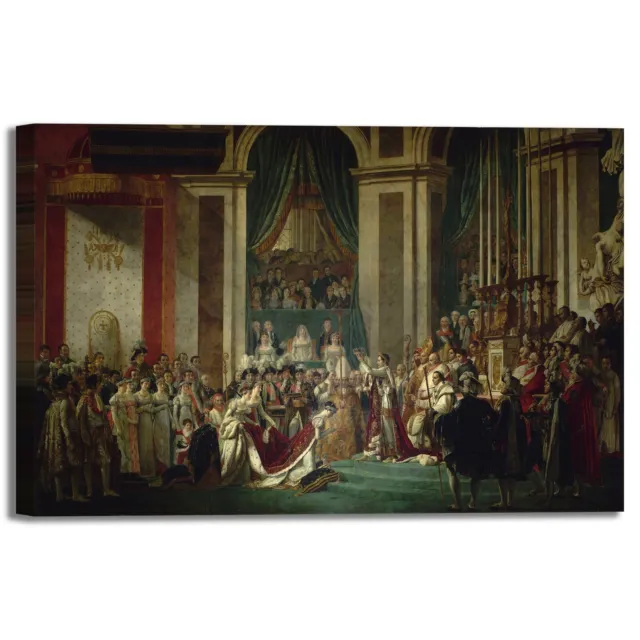 David L'incoronazione di Napoleone quadro stampa tela dipinto telaio arredo casa