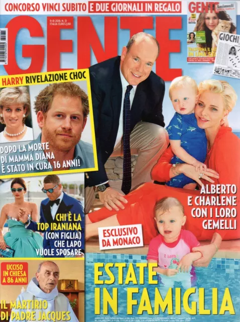 Gente 2016 31.Charlene Wittstock,Georg Ganswein,Jennifer Lopez,Lapo Elkann