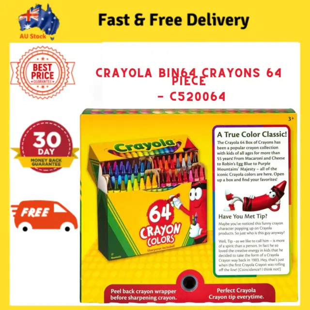 Crayola BIN64 Crayons 64 Piece - C520064