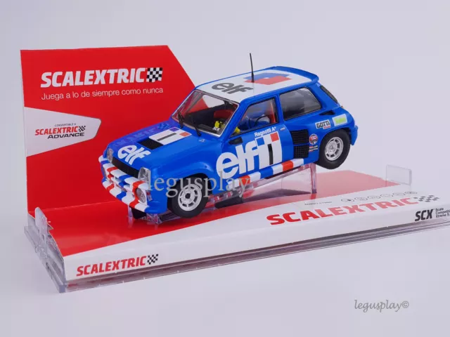 Slot car SCX Scalextric U10479S300 - Renault 5 Turbo #1  "Elf" Ragnotti