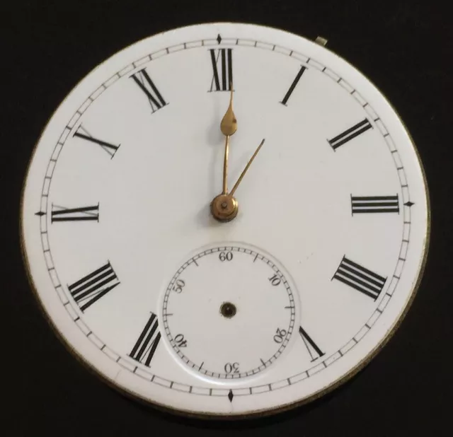 Open face pocket watch movement c. 1900  / montre gousset