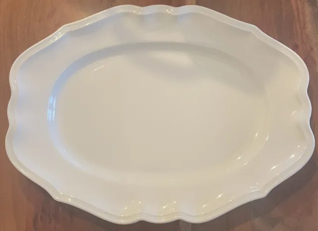 Villeroy&Boch Manoir Servierteller 36,5 cm x 27 cm, weiß