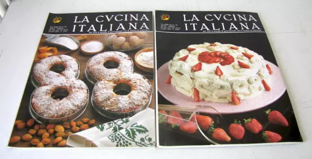 LA CUCINA ITALIANA - DUE RIVISTE DELL' ANNO 1988  ( n° 1-5 )
