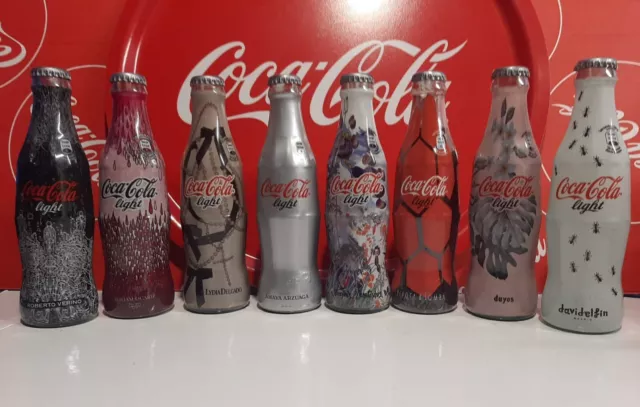 Coca Cola Set 8 Bottiglie Bottles Fashion Spagna