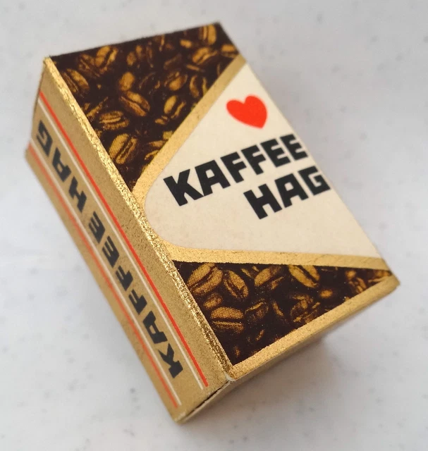 Caffè Hag Nostalgia Imballaggio Puppenstube Negozio Miniatura Scatola