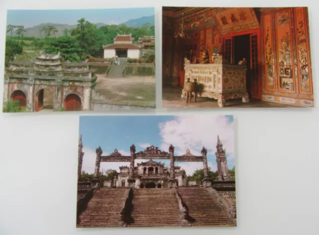 Ansichtskarten Lot VIETNAM 3 x HUE ungelaufene Postkarten Asien Postcards Asia