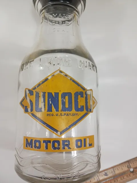 Sunoco Oil Bottle FOR SALE! - PicClick
