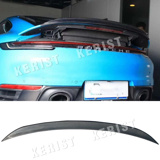 Spoiler Pour Porsche 911 Carrera 992 Voiture Tuning Carbone Fibre Arrière Lèvre
