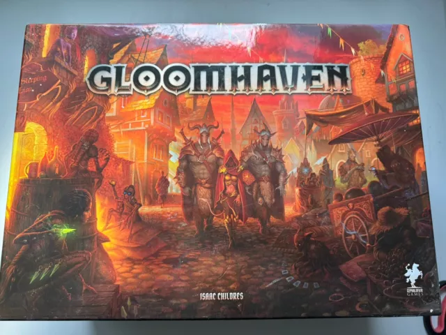 Gloomhaven Board Game + Insert + boss miniatures + Metal Coins + Envelopes X