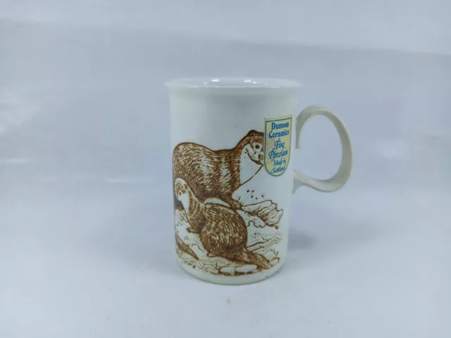 Vintage Dunoon Ceramics Stoneware Scotland Mug Wildlife Scottish