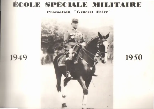 livre ecole speciale 1950 promotion general frere st cyr photo militaire dessin