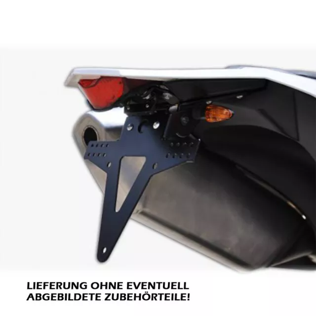 Kennzeichenhalter für KTM 690 SMC/Enduro/R Bj. 2008-12 verstellbar schwarz