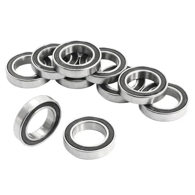 10 pezzi 6802-2RS 15X24X5 mm metallo schermato cuscinetti a sfera scanalati sigillati8700