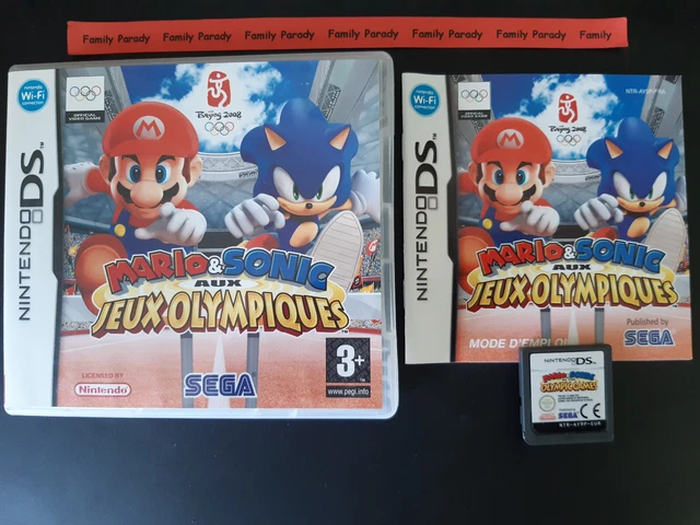 Boîte Vide De Jeu DS Mario Et Sonic Aux JO - Avec Notice, Pour Nintendo DS