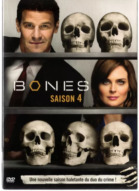 BONES - Intégrale saison 4 - Coffret 3 boitiers slim - 7 DVD - NEUF