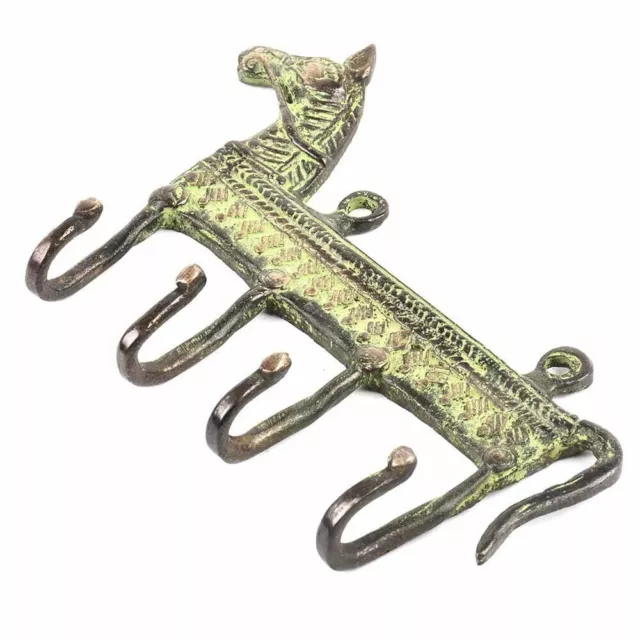 Towel Hat Hanging Multicolor Antique Coat Rack Brass Wall Hooks Horse Hat Rack