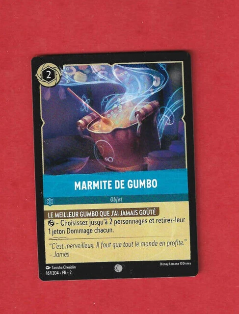 Disney Lorcana Chapitre 2 Floodborn Marmite de Gumbo commune n°167