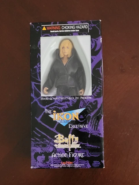 Buffy the Vampire Slayer/Moore 6" Action Figure (black jkt)(lot of 2), New, IKON