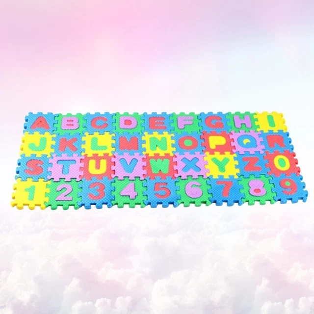 144 pz/4 tappetino da gioco in schiuma numero tappetino in schiuma colorato