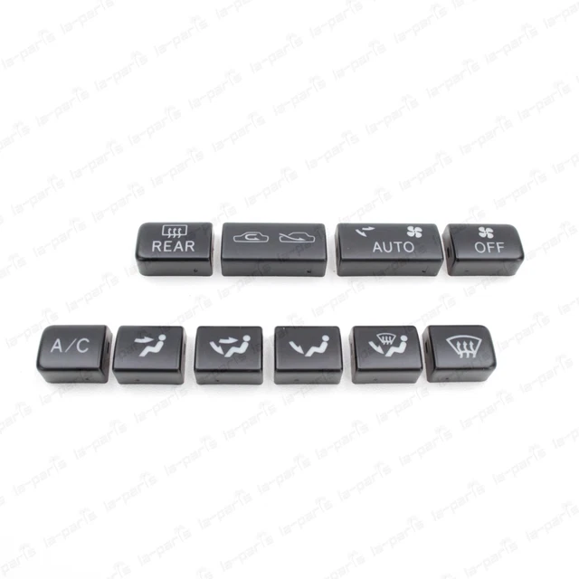 A/C Heater Switch Knobs For Scion XB & Toyota BB 2000-2007 - 3-Piece Set