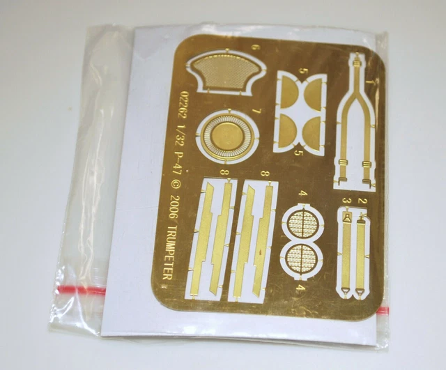 Trumpeter P-47D Dorsal Fin 02264 ⭐Parts⭐ Photo-Etch Parts 1/32