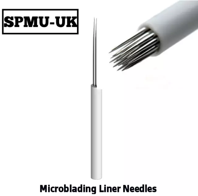 Microblading Needles LINER SPMU Permanent Makeup Tattoo Manual Eyebrow RL BLADE