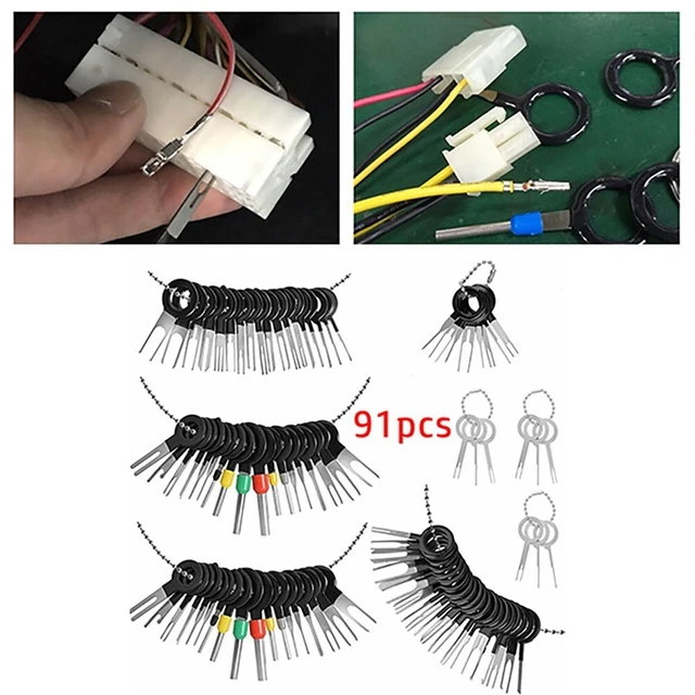 91 * Morsetto a filo strumento di rimozione auto cavo elettrico spina a crimpare kit pin
