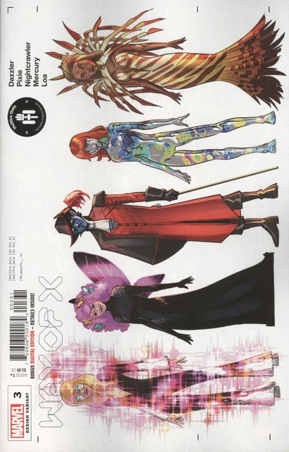 Way Of X #3 Quinn Character Design Variant Vf/Nm 2021 Marvel Hohc