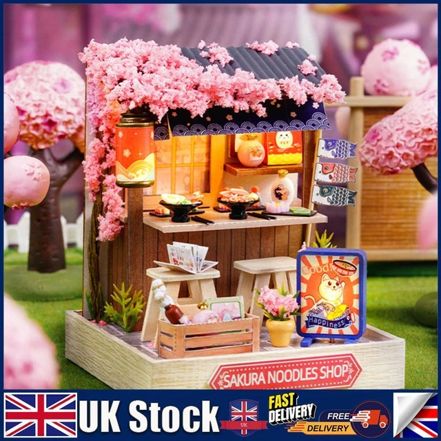 DIY SMALL HOUSE Kit With Furniture Making Room Toy Mini Dollhouse Model