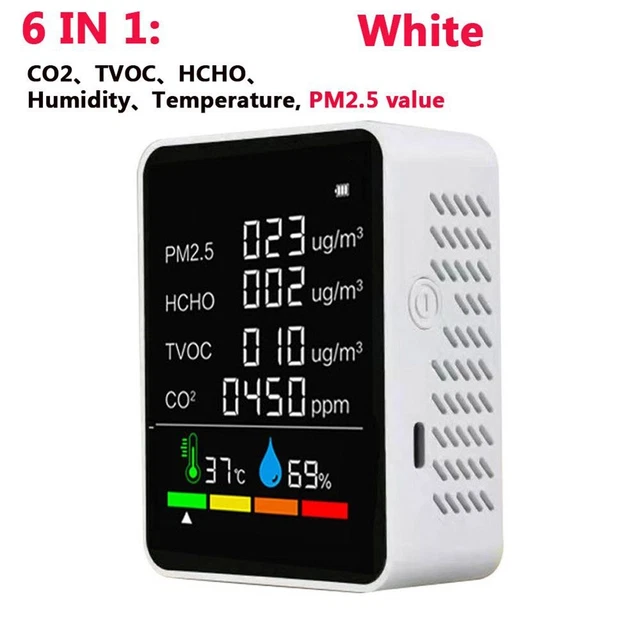 Universale Warehouses Aria Qualità Monitor Umidità Tester Temperatura Di ABS
