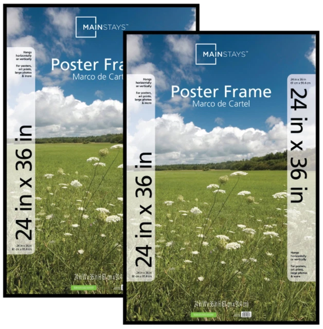 24X36 BASIC POSTER & Picture Frame Display Cover Showcase Certificate
