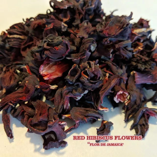 Akshit Dried Hibiscus Flowers,2.6oz, Herbal Tea, Flor de Jamaica, Hibiscus  Flower/Petals, Certified Organic, Flower Tea, NON-GMO, Gluten-Free.