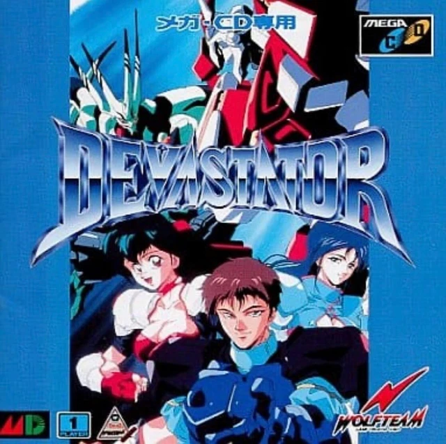 MEGA CD -- Devastator -- Sega Genesis. JAPAN GAME. SEGA