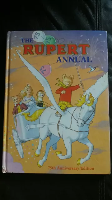 Vintage Rupert Annual 1995 75th Anniversary - GOOD CONDITION unclipped