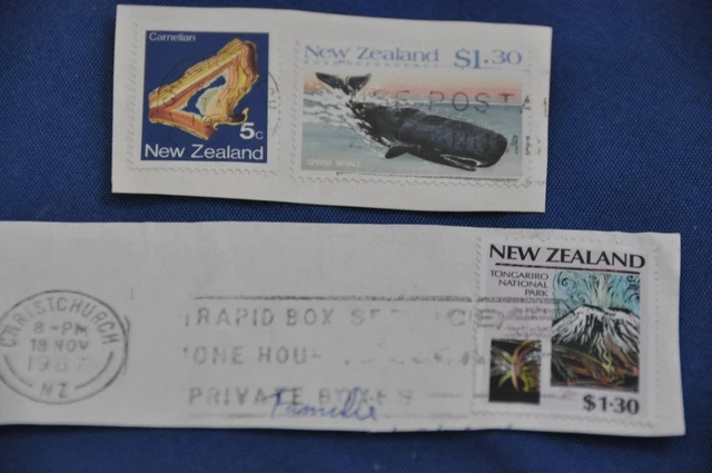 3 Briefmarken  Neuseeland