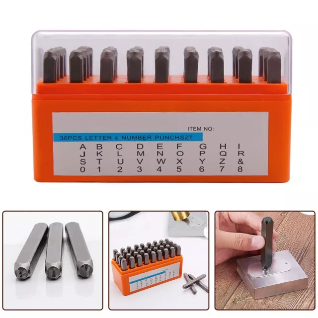 Create Unique Jewelry with 36pcs Steel Stamping Set for Personalization