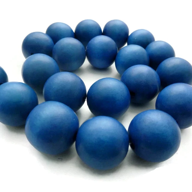 900pcs Perle De Verre Noël 6mm Perles Bleues 15 Styles Perle