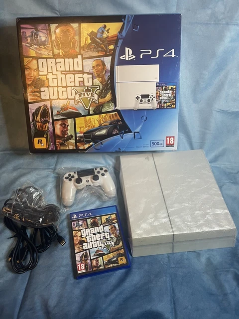 ホワイトPS4 500GB + グランド・セフト・オートV PS4Pro ホワイト
