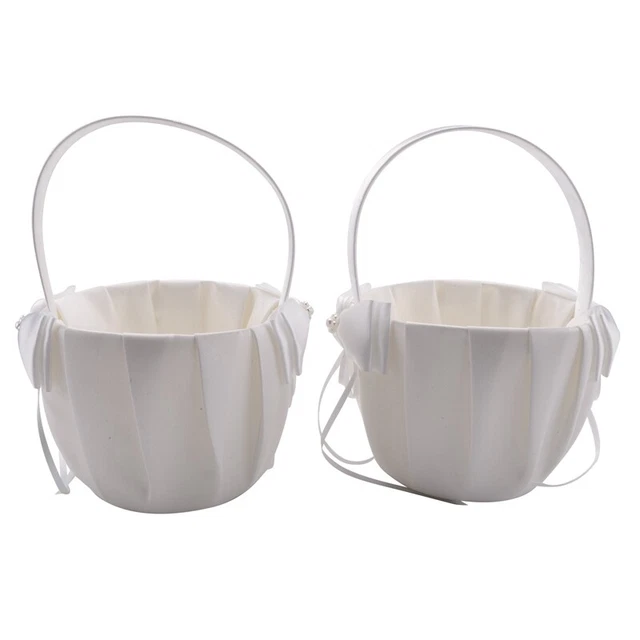 2PZ Cesti Fiori Ragazza Per Matrimonio Carino Cioccola Ragazza Cesto, Ciotola Romantica Z8S7