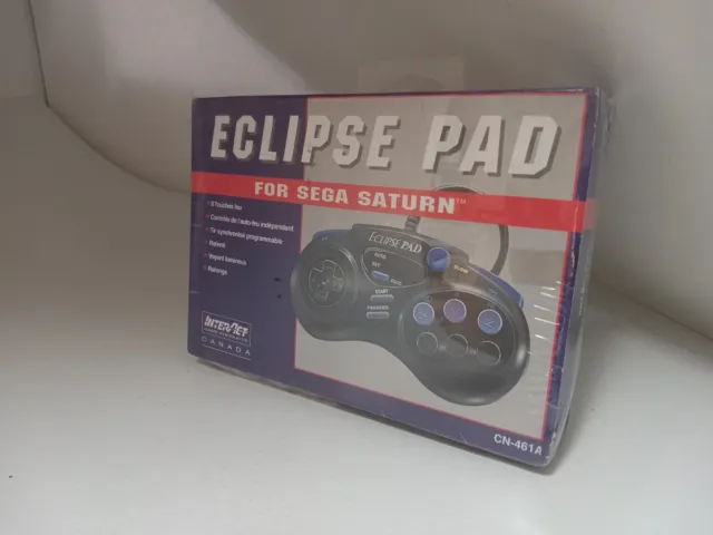 Nuevo Precinto de Fábrica Eclipse Pad 6 Botón Mando para Juegos Sega Saturn #U4