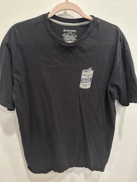 Volcom X PRIMO HAWAII’S Original Beer Men's RARE T- shirt Black Sz  L Summer B2