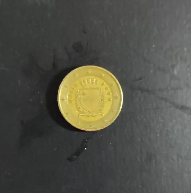 Moneta Da 50 Centesimi Di Euro Malta 2008