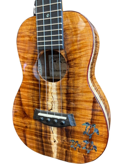 kanilea concert Honu Ukulele Master Grade Koa Wood kanilea concert Honu Ukulele Master Grade Koa Wood