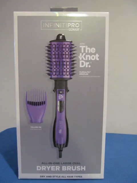 New Conair Infiniti Pro Bc116R The Knot Doctor Hot Air Dryer Brush Corded Volume