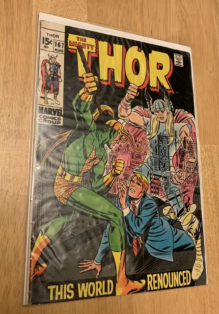 Marvel Comics Group The Mighty Thor # 167 1969 Comic Book