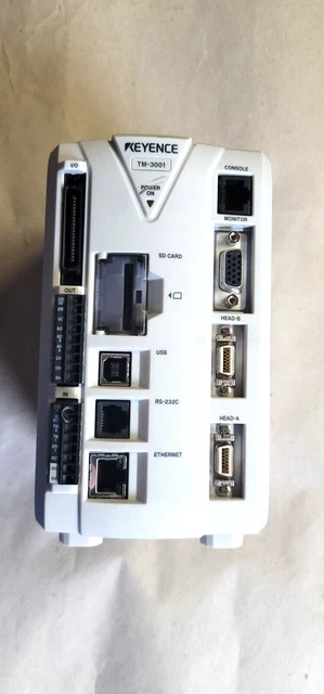 Keyence TM-3001P  High Speed 2D Optical Controller CA-U4 Power Supply Console