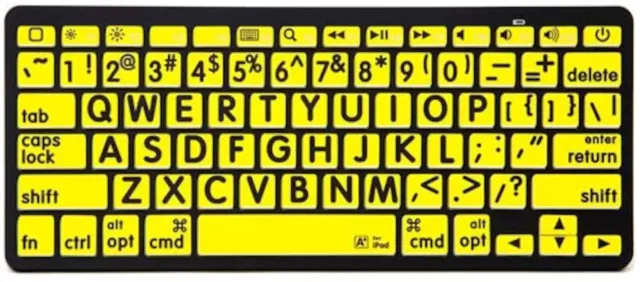 Groß Knöpfe Tastatur Sticker Hohe Sichtbarkeit UK Laptop Computer Etiketten