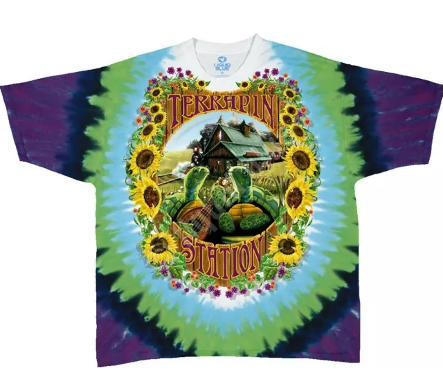 NEW Grateful Dead Tie Dye Shirt Terrapin Station Turtle M XL 4X 5X 6X